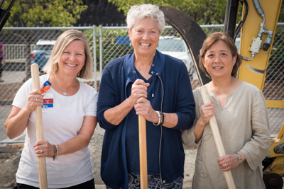 Ground breaking of Women's Imaging center
