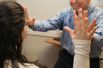 Provider with patient