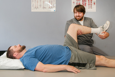 Estiramiento de fisioterapia​​​​​​​