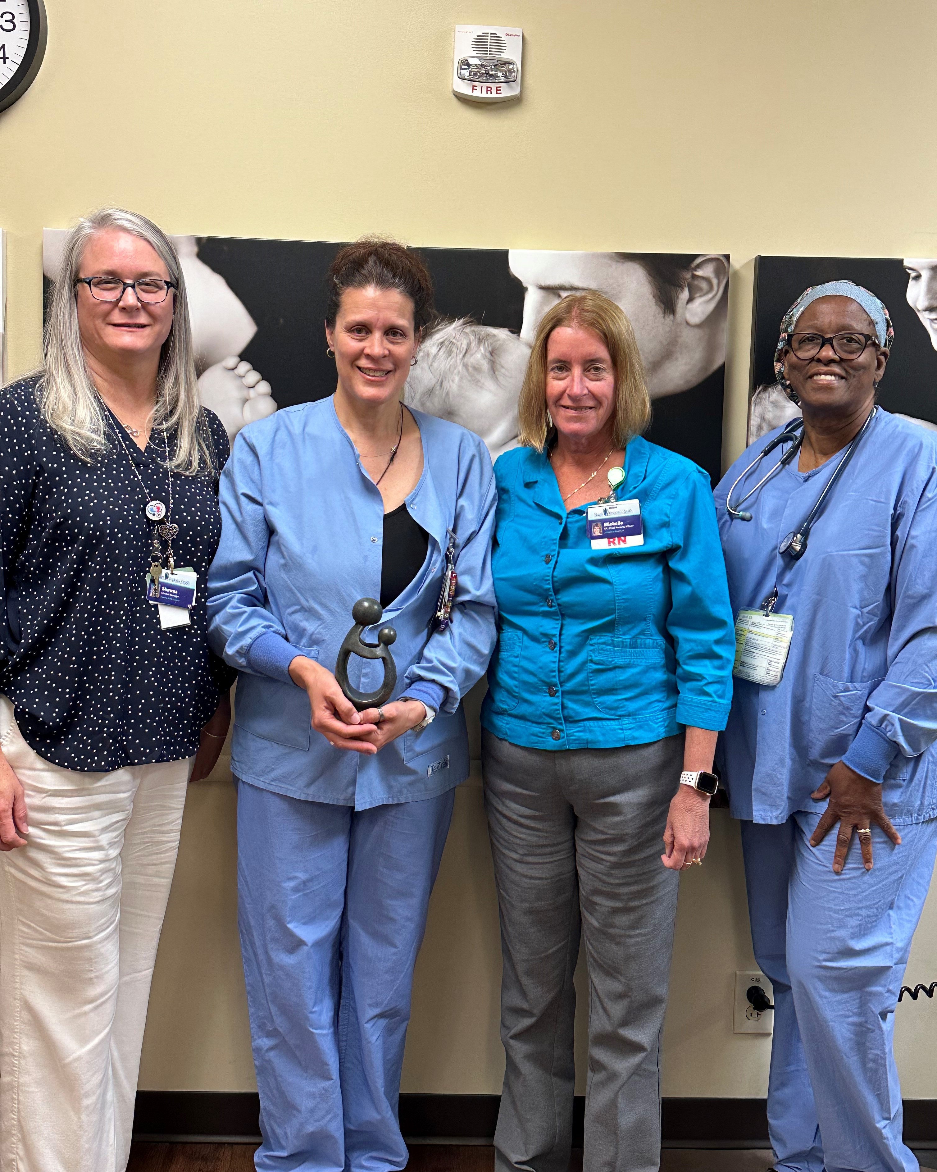 Angela Bayler, RN, June 2024 DAISY Award winner at Cascade Valley Hospital