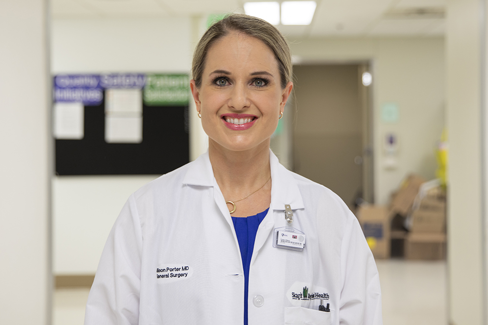 Allison Porter, MD, cirujana en Skagit Regional Health