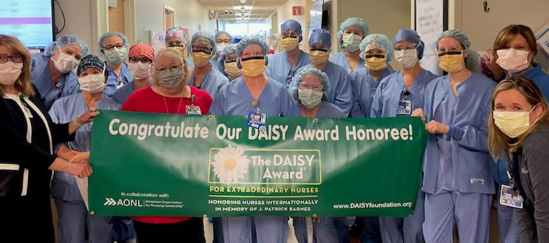 Dee Ann Wolf, RN receives Daisy Award