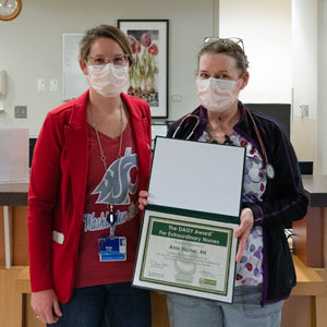 Ania Fischer, RN receives DAISY Award for Extraordinary Nurses