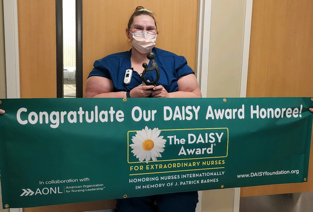 Hannah Douglas, RN receives DAISY Award