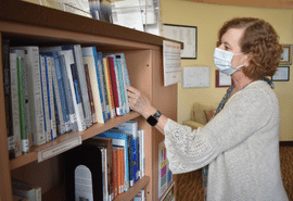 Biblioteca del centro de atención para pacientes terminales