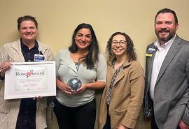 Jaya DeElena, December 2025 Rose Award winner