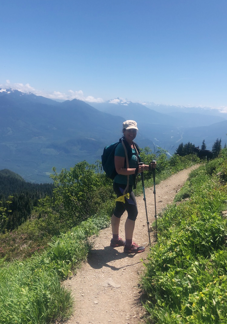 Kerrie Steffan hiking