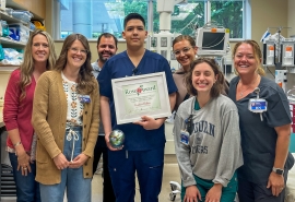 Gustavo Deleon, May 2025 Rose Award winner, and his team