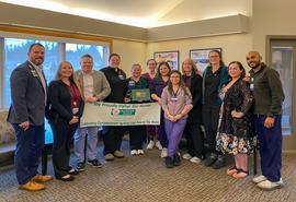 Adelle Fisher, RN, and team