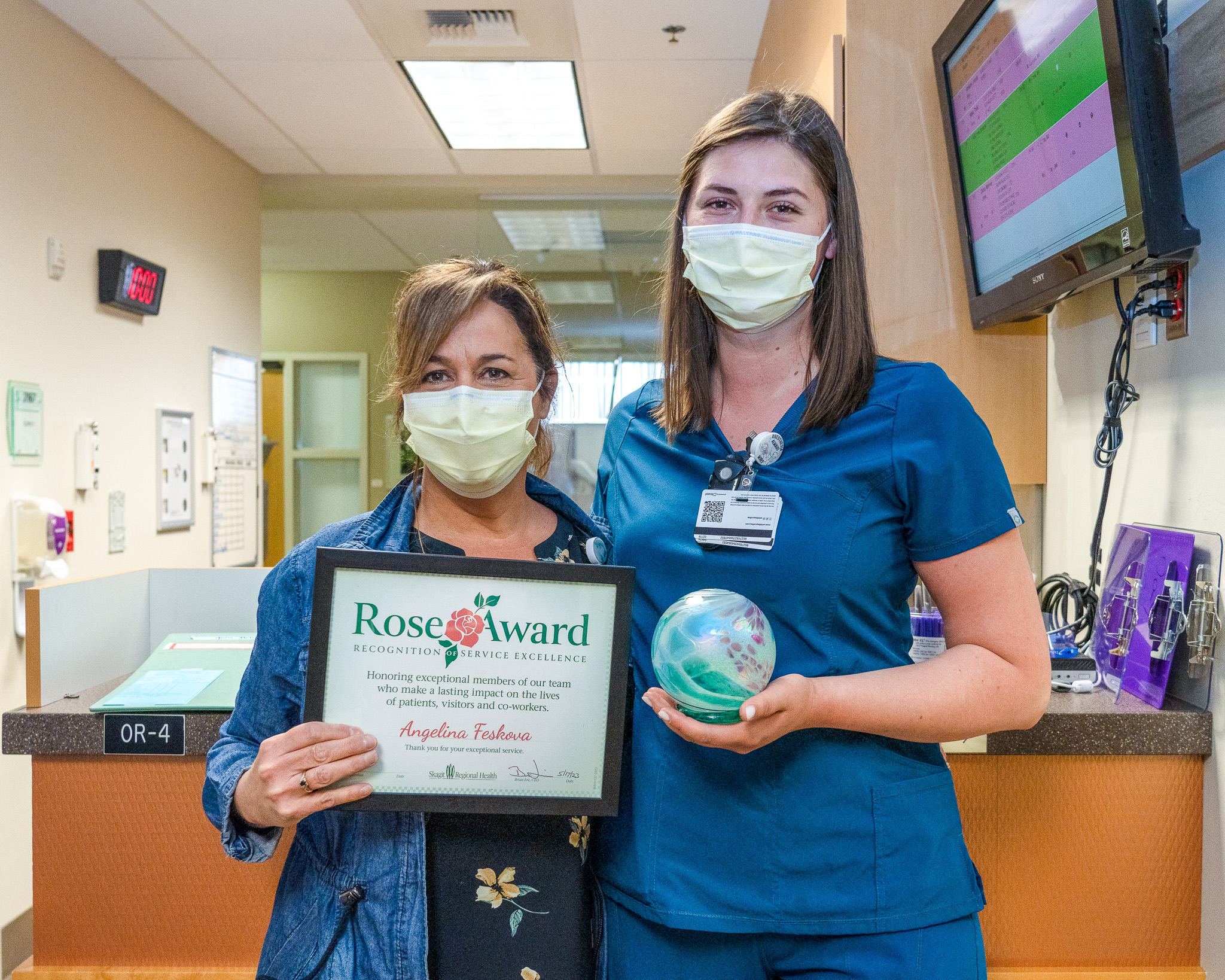 Rose Award recipient, Angelina Feskova | Skagit Regional Health