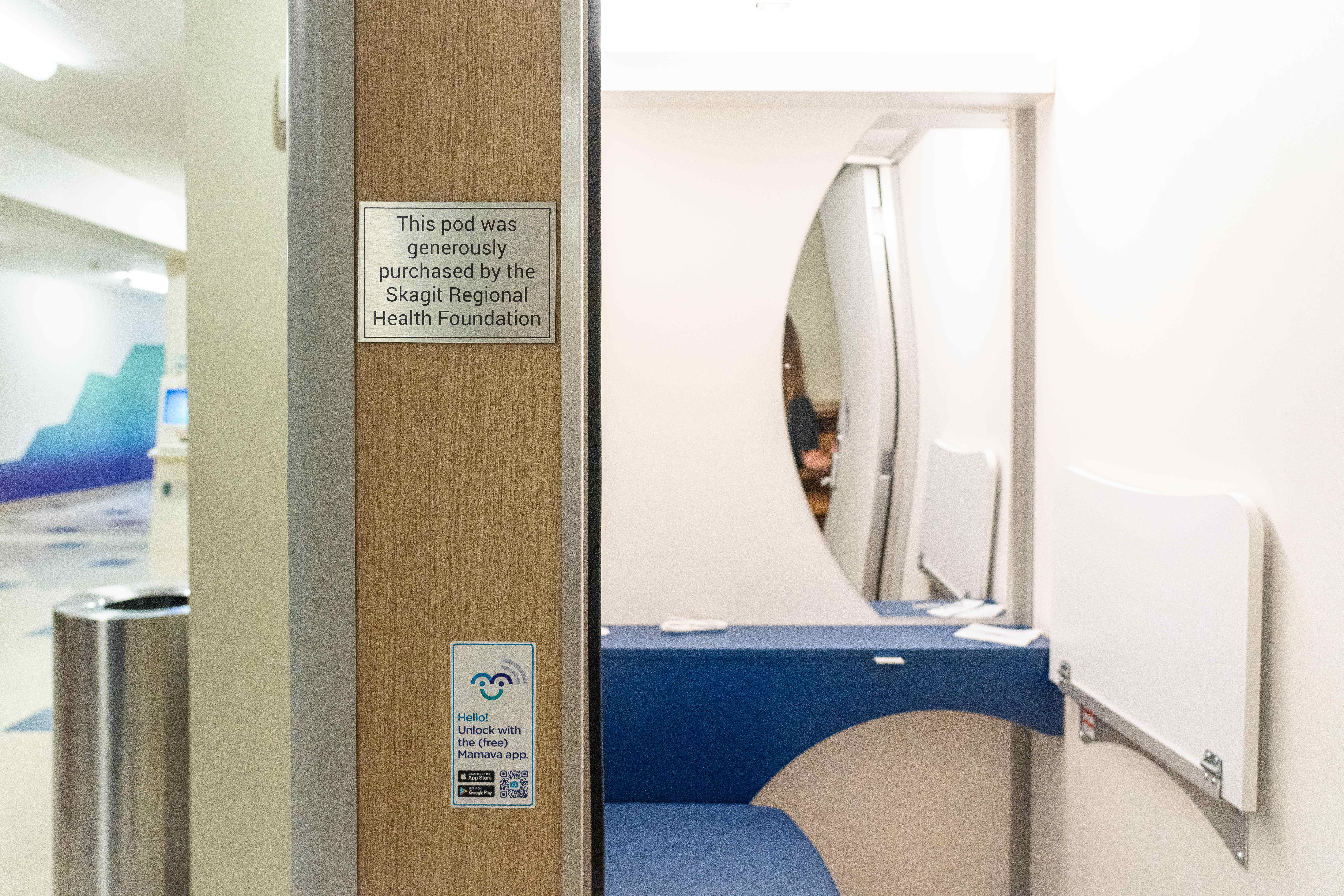 Interior of new lactation pod