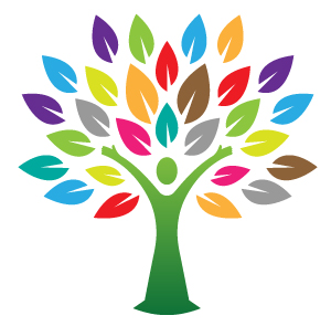 Get Well Colorful Tree