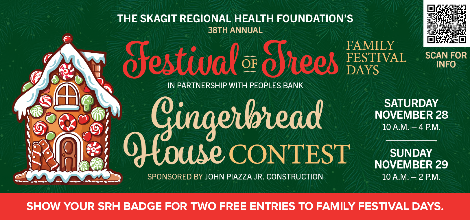 Gingerbread House Contest 780x365 Skagit Regional Health Foundation Festival of Trees Gingerbread House Contest