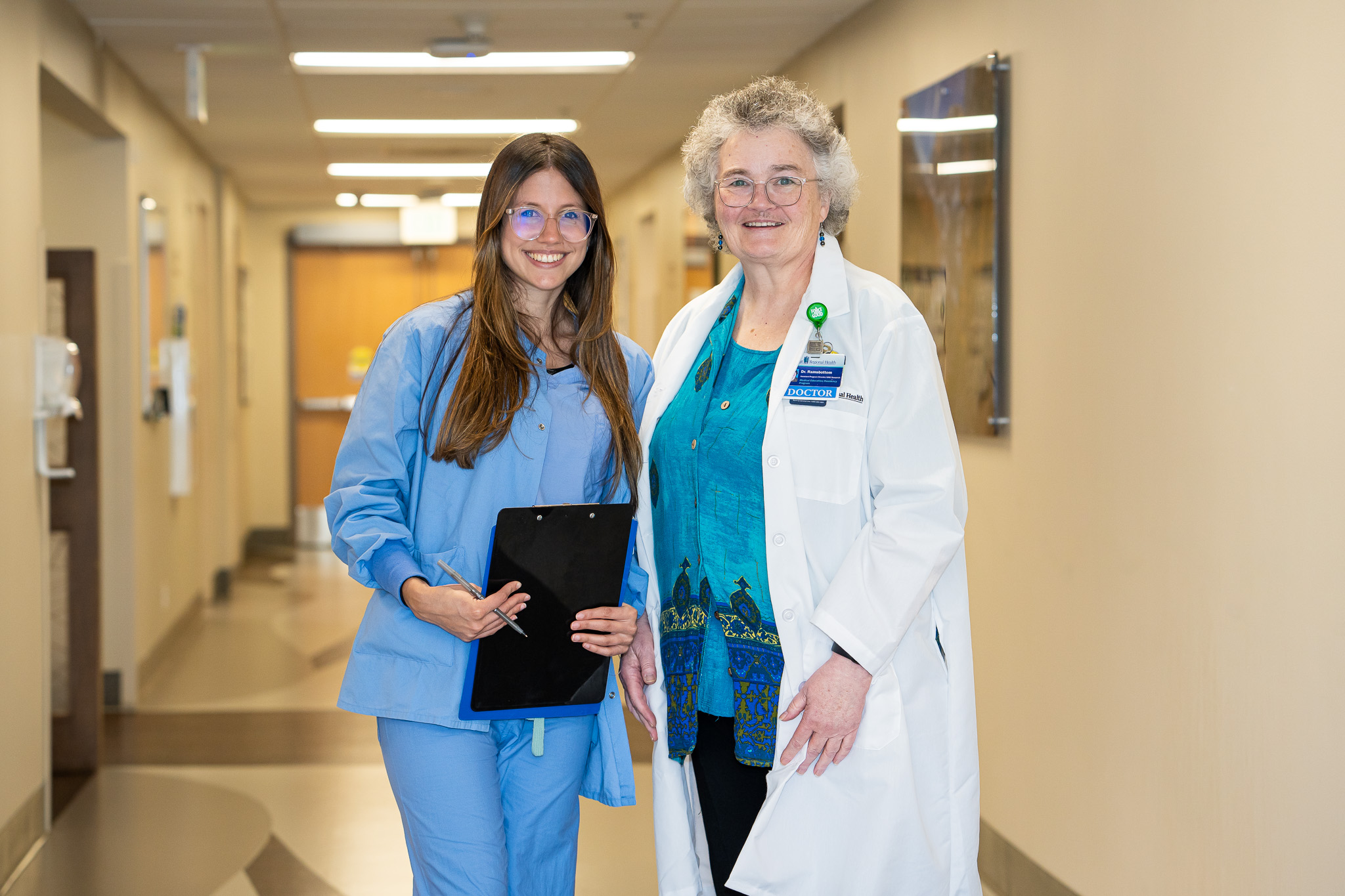 Internal medicine resident and Dr. Mary Ramsbottom