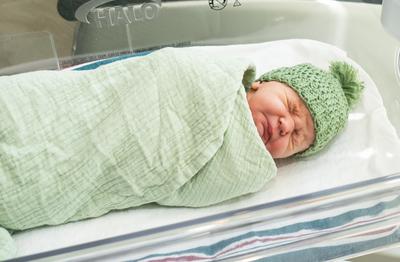 baby in basinet at Family Birth Center