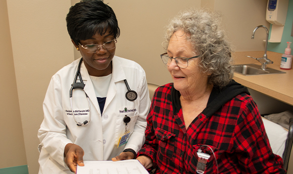 Provider with patient