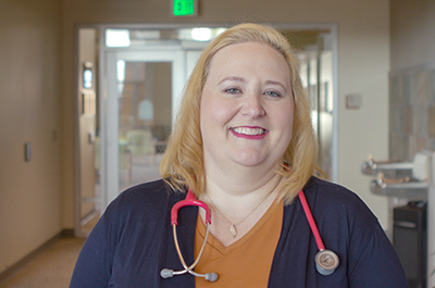 provider in hallway