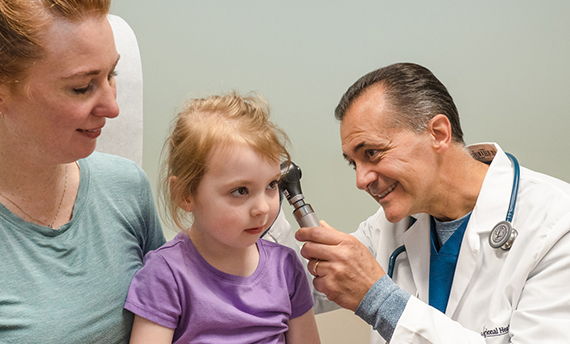 Urgent Care Provider with patients